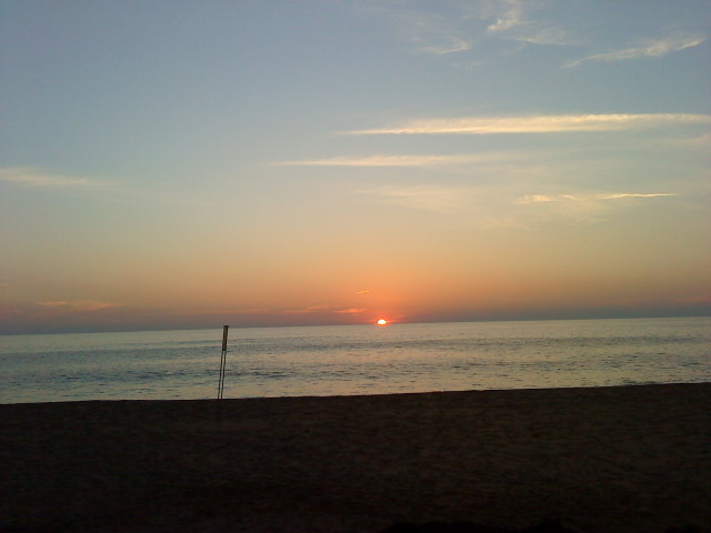 Sun set at Khola